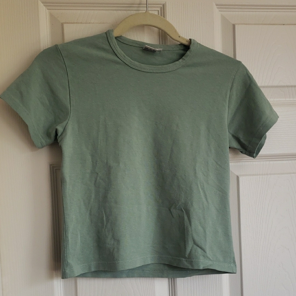 Jungmaven Women's Green Short Sleeve T-Shirt